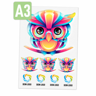 UV DTF Transfer Aufkleber - DIN A3