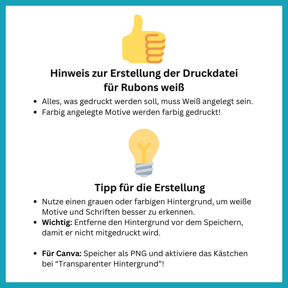 Rubons weiß DIN A3, randlose Aufkleber zum Aufreiben