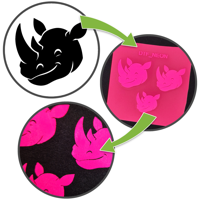 DTF Transfer Neon Pink - DIN A3