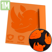 DTF Transfer Neon Orange - Meterware 100 x 30 cm