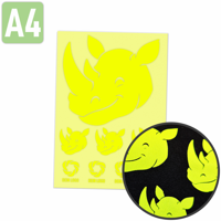 DTF Transfer Neon Gelb - DIN A4