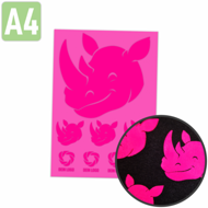 DTF Transfer Neon Pink - DIN A4