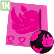 DTF Transfer Neon Pink - Meterware 100 x 30 cm