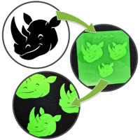 DTF Transfer Neon Grün - DIN A3