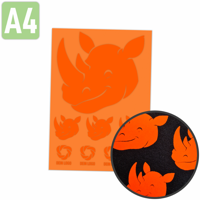 DTF Transfer Neon Orange - DIN A4